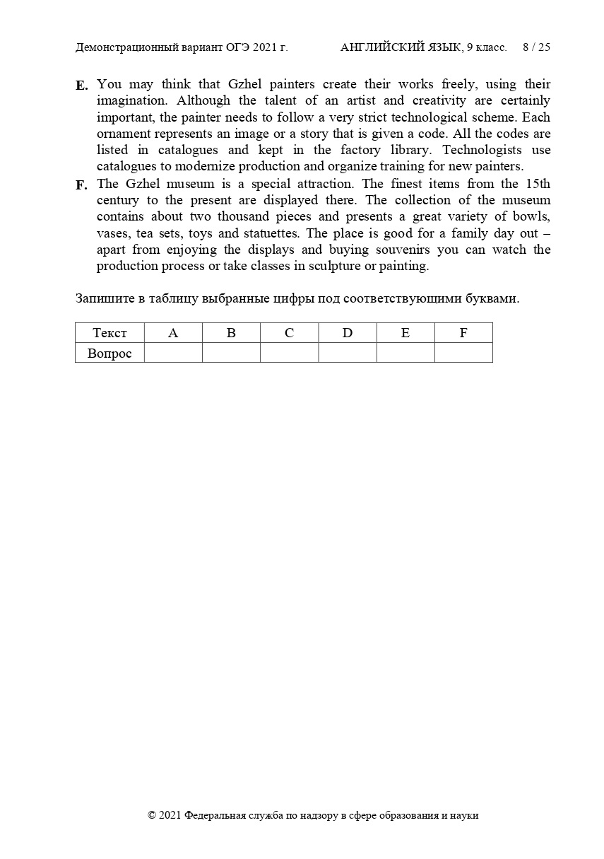 Тексты огэ английский. ОГЭ английский 2021. ОГЭ английский язык 2021. Демонстрационный вариант ОГЭ по английскому языку. Демоверсия ОГЭ английский язык.