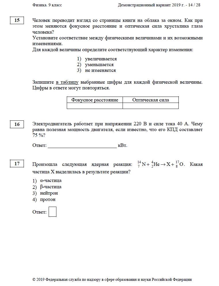 Демоверсия огэ литература